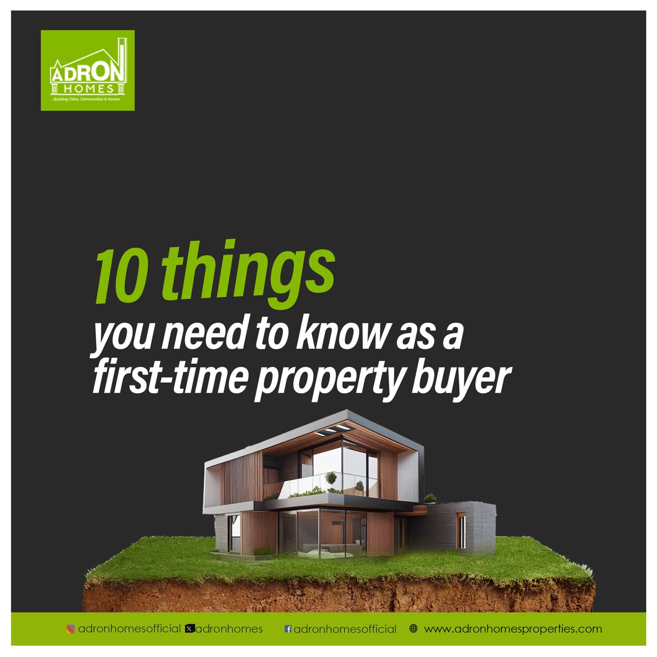 10 Essential Tips for First-Time Property Buyers and Why Adron Homes is Your Best Investment Choice