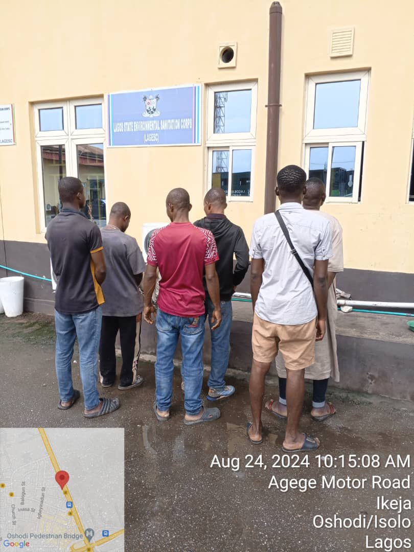Lagos Authorities Nab Six for Public Urination on Rail Track